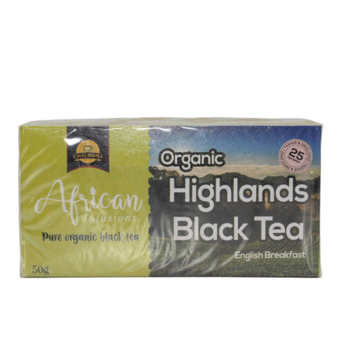 Chai Bora Organic English Breakfast Tea Bags (12x25bags)